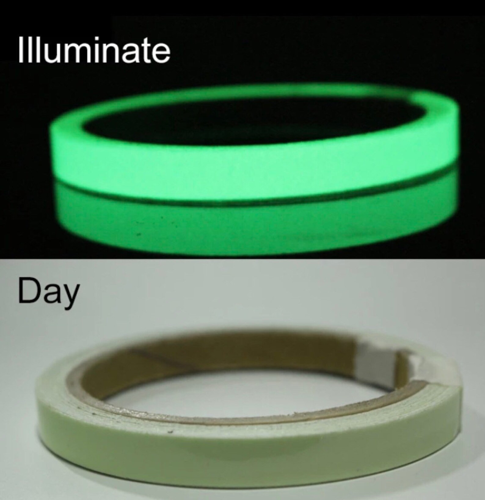 Reflective Tape Glow In The Dark Luminous Fluorescent Night Etsy