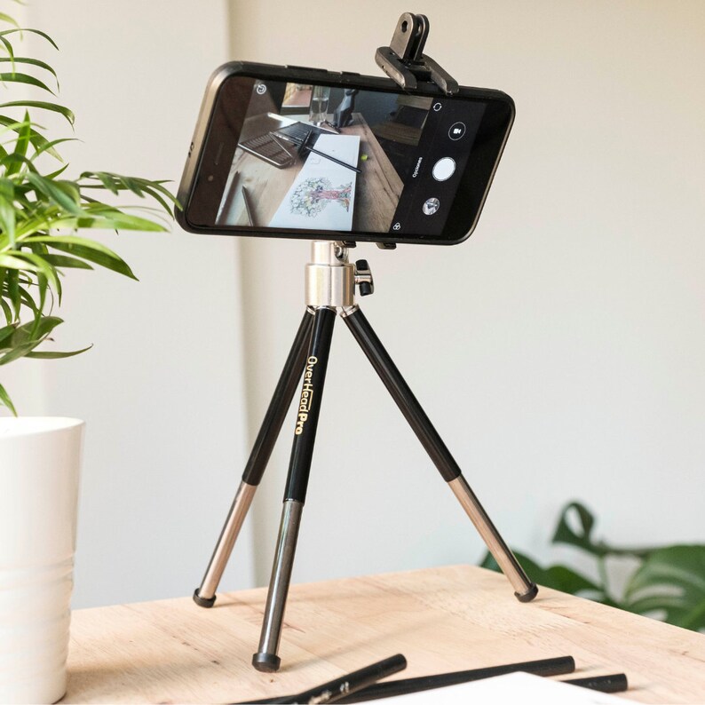 OverHead Pro Mini Tabletop Tripod for Smartphone and DSLR Etsy