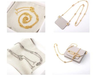 Conversion Chain Kit Organizer with Eyelets for Kelly to go Series wallet/purse/ pouch| Wallet on Chian Converter |