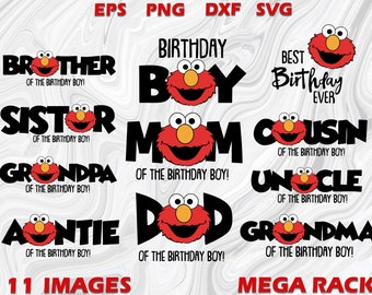 Download Elmo Birthday Svg Etsy