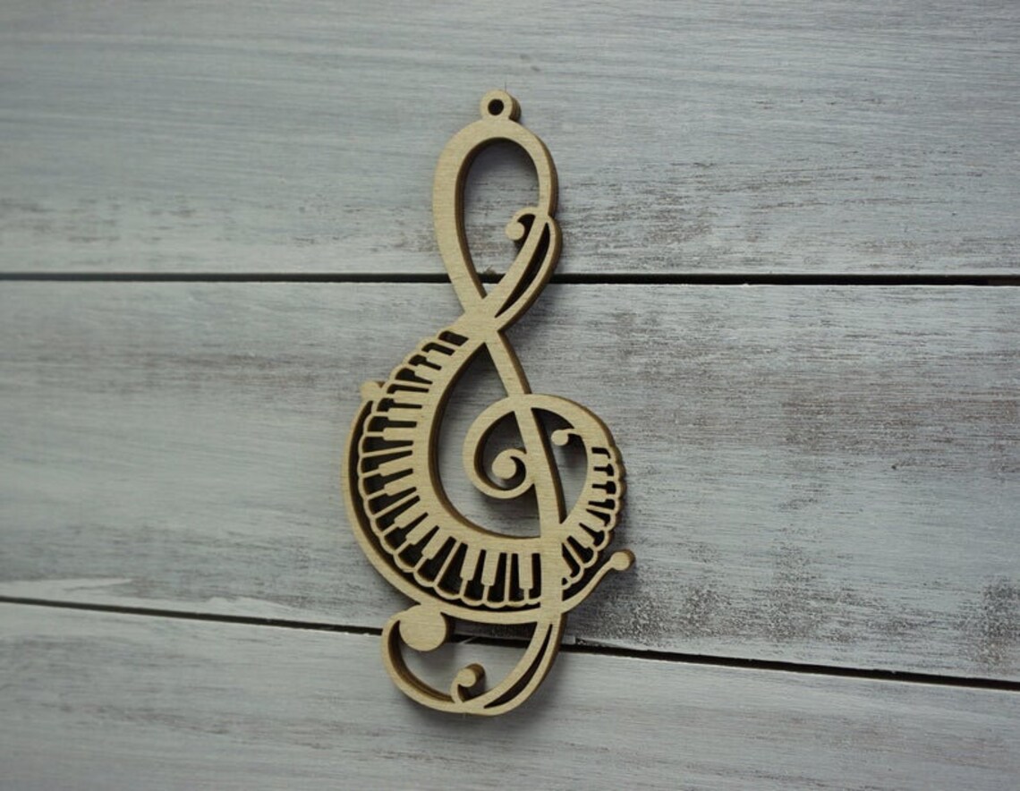 Musical Ornament Music Note ornament Music lover Ornament Etsy