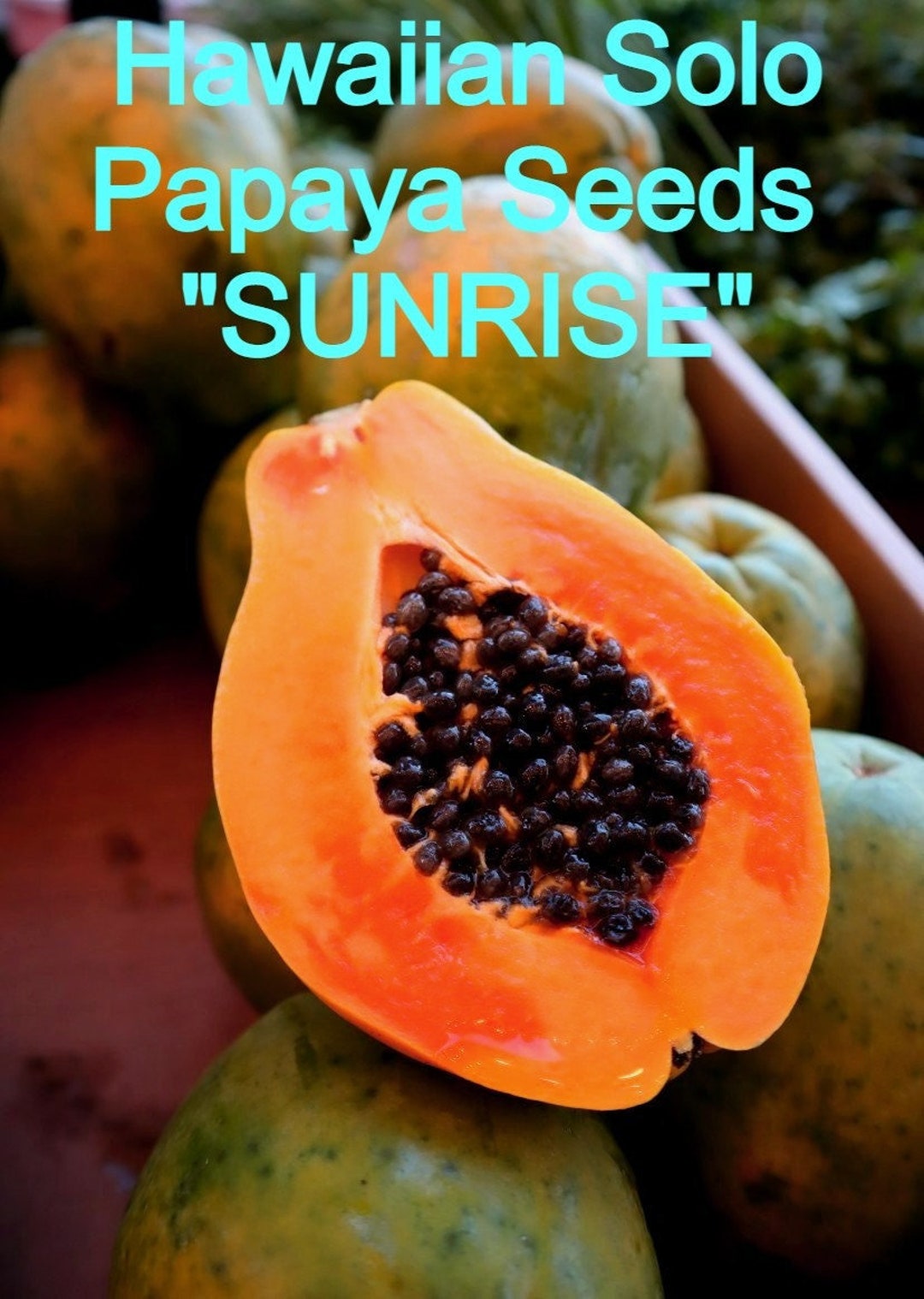 Hawaiian Solo SUNRISE Papaya Seeds Nongmo Super Sweet Etsy