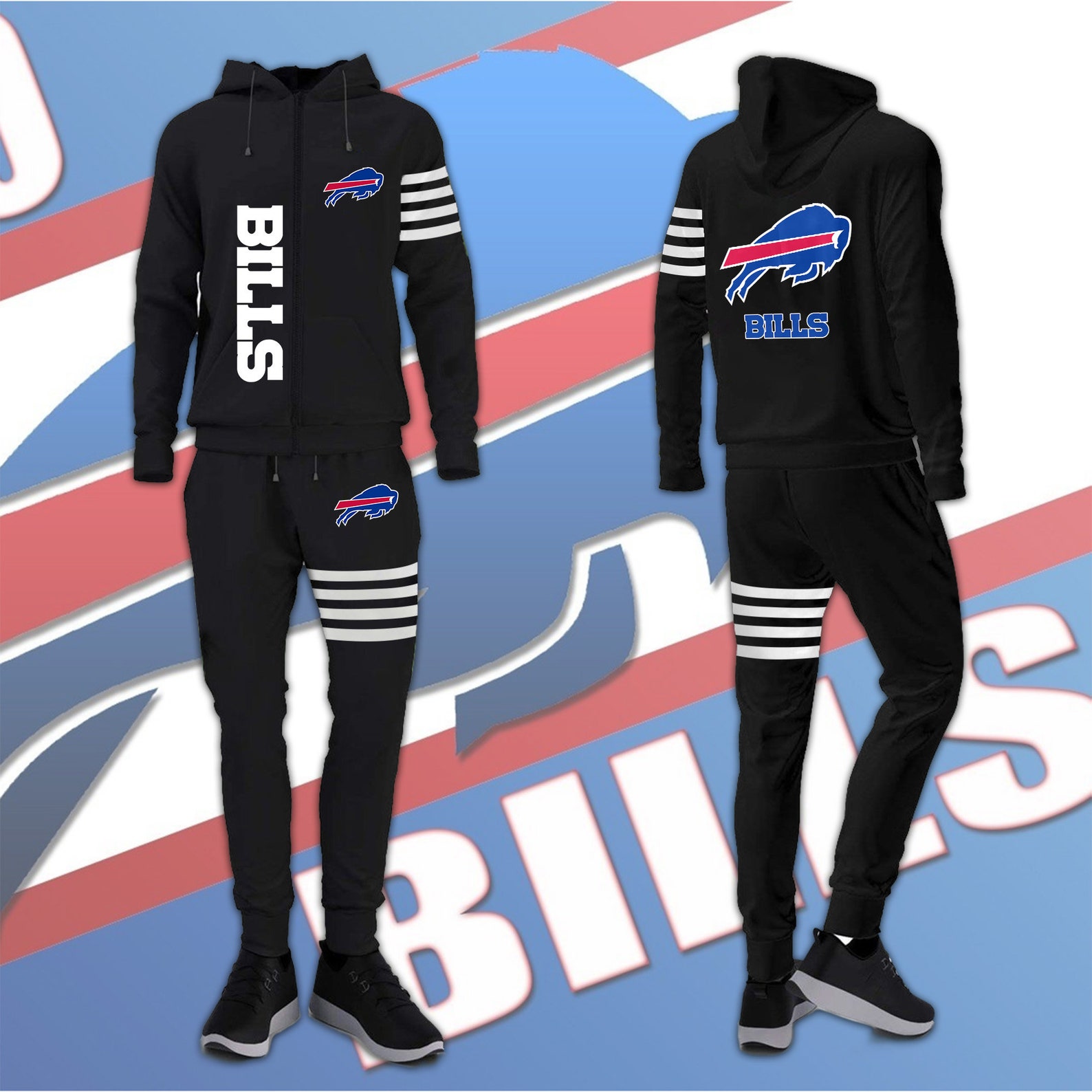 Buffalo Bills TRACKSUIT Neue Artikel Unisex Sets Hoodies Etsy