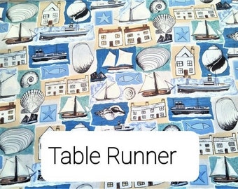 Corredor de mesa náutica, Corredor de cama, Ropa de mesa, Boda, Bufanda de tocador, Bufanda de buffet, Corredor de lake house, Corredor de barcos, Restaurante, Servicio
