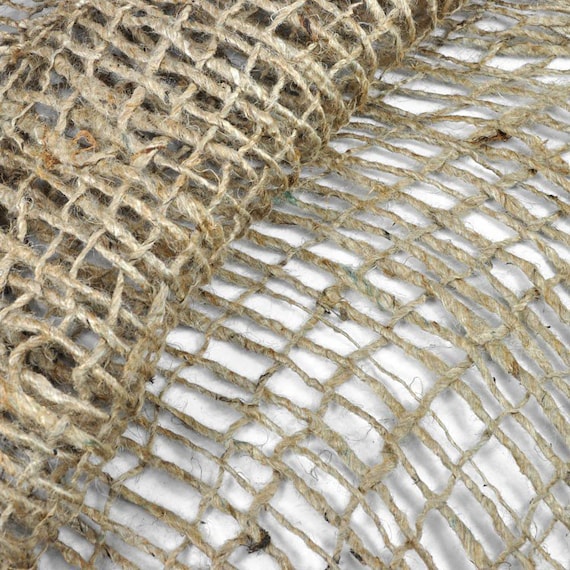 Jute Netting, Jute Geotextile, Erosion Control, Indoor, Outdoor, Lake  House, Cabin, Home Decor, Craft Supplies, Netting By Yard/Half Yard