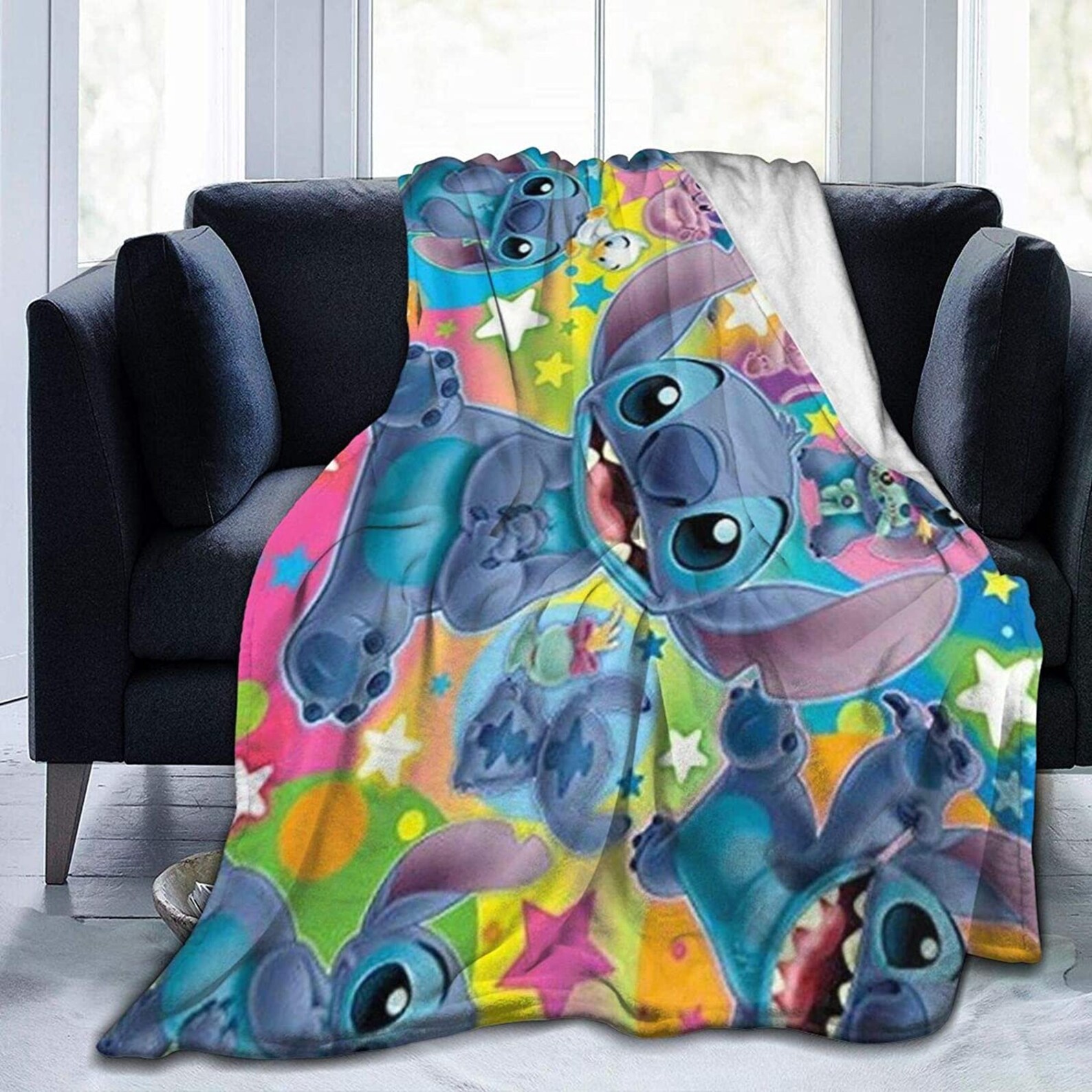 Lilo & Stitch UltraSoft Fleece Blankets For Adult 3D Printed Etsy