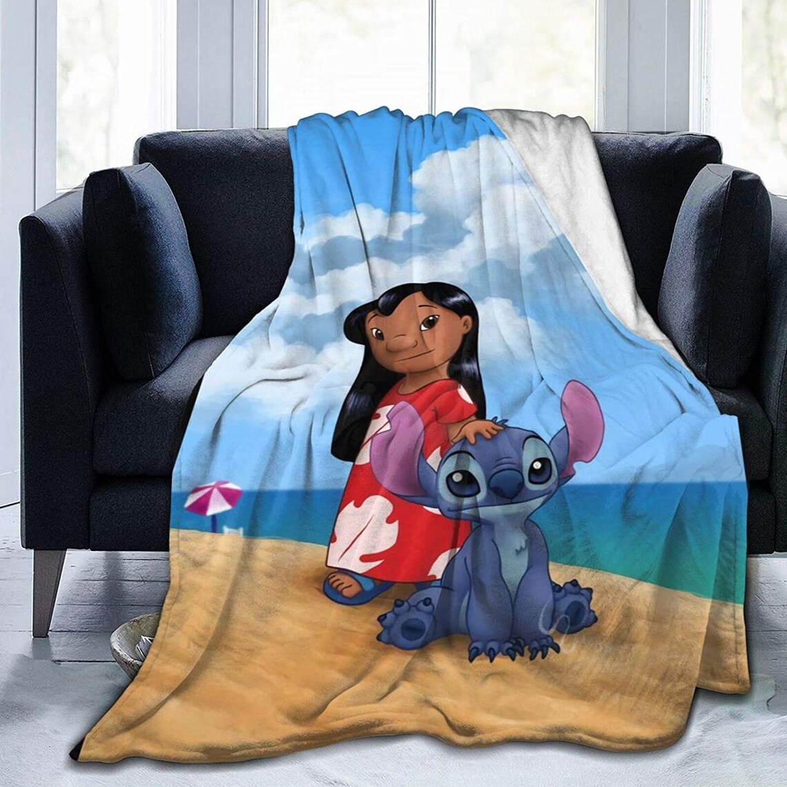 Lilo&Stitch Fleece Blanket for Adults Or Kids Throw Etsy