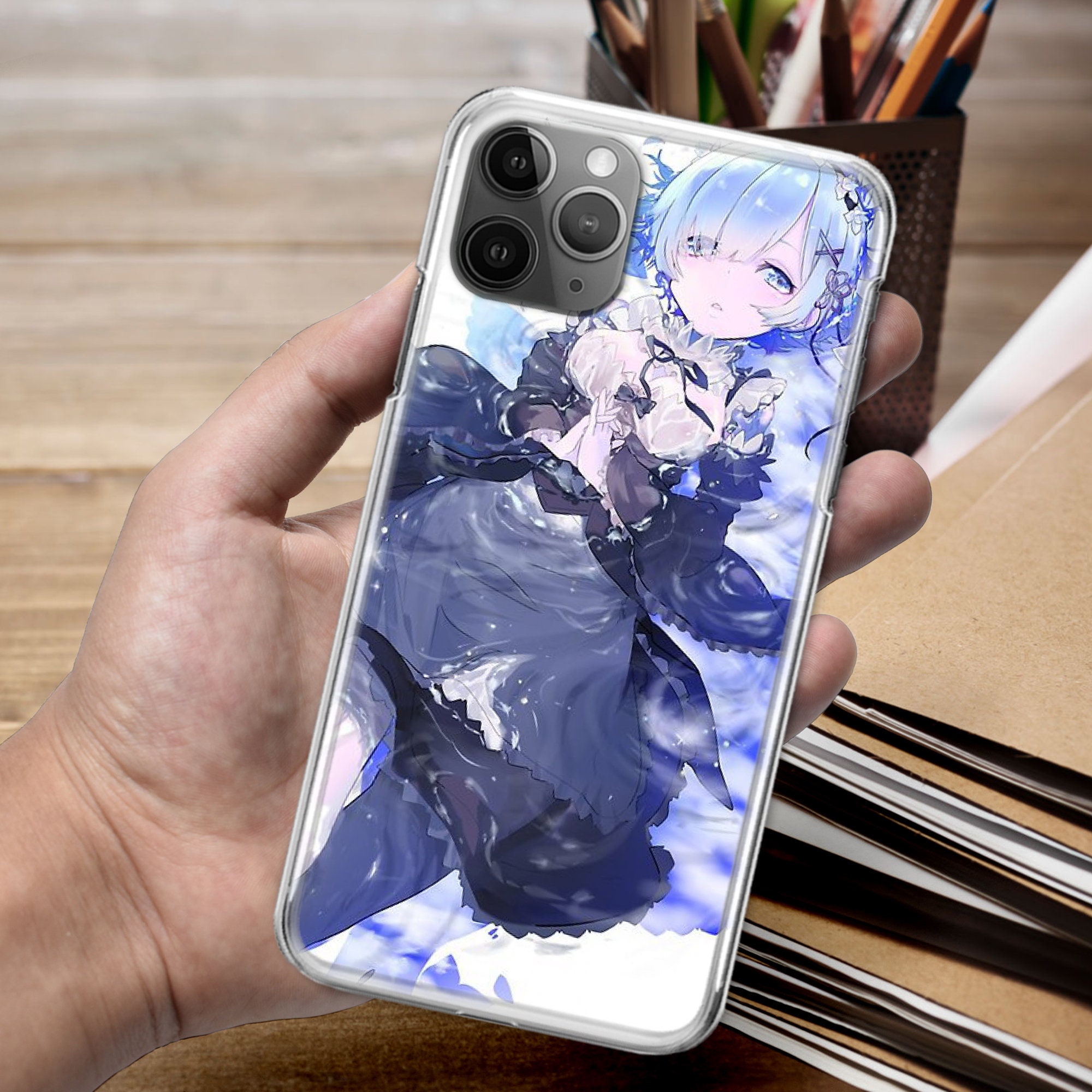 Rem ReZero Phone Case Compatible With Iphone 11 12 6 8 7 X Etsy
