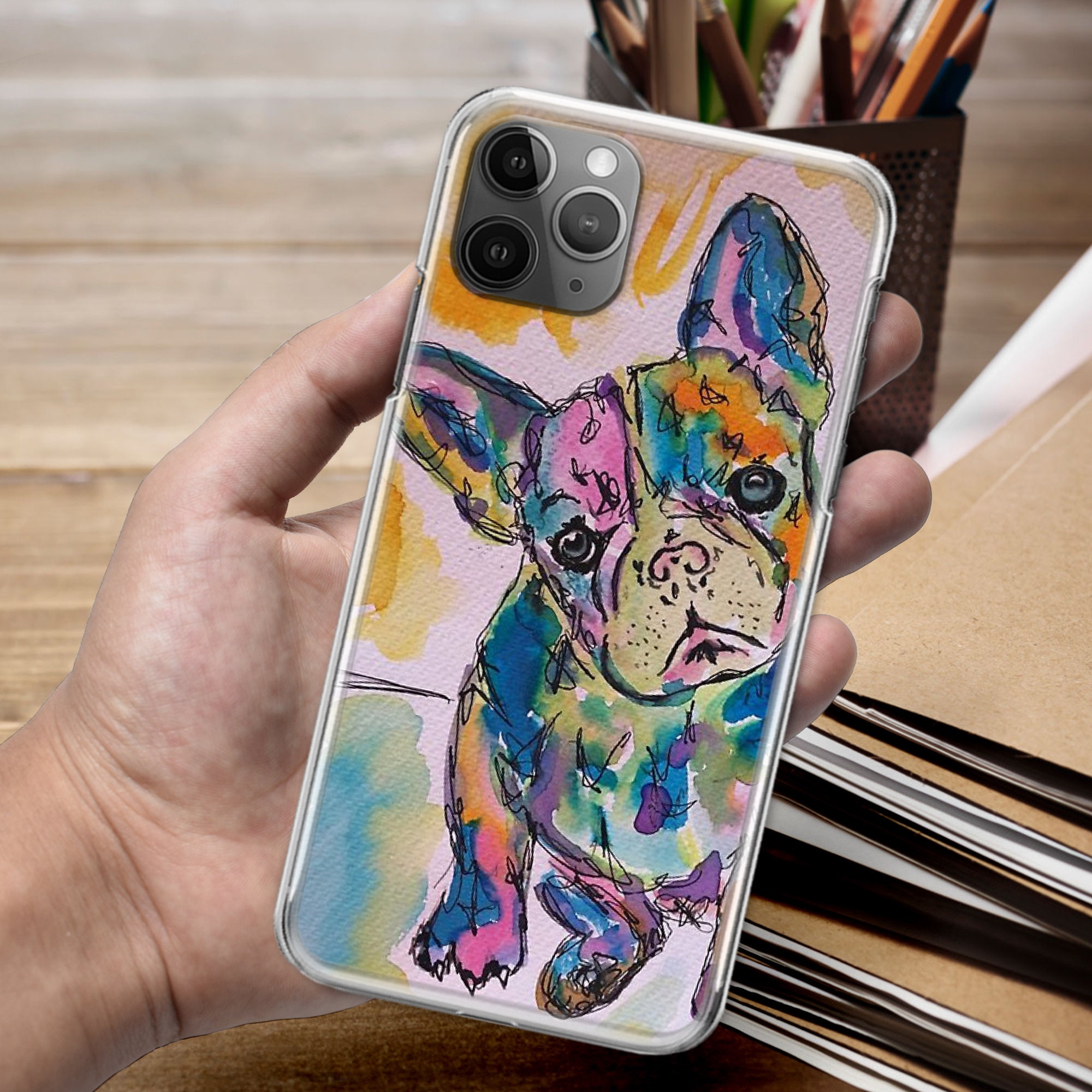 French bulldog Phone Case Compatible With IPhone 11 12 6 8 7 X Etsy