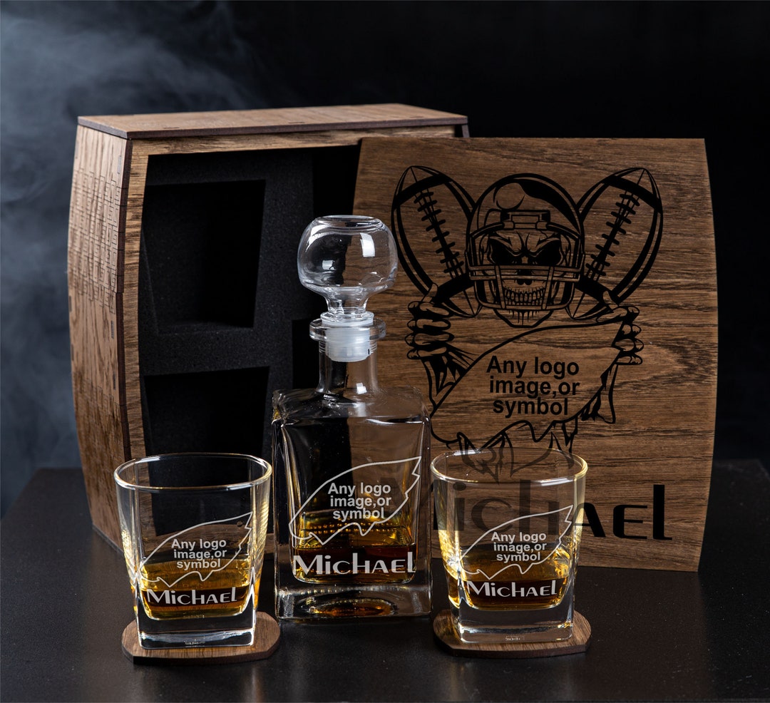 Personalized Whiskey Gift Set Decanter Set Number 281 Personalized Gift ...
