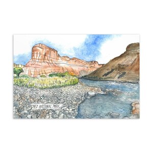 Arches National Park Postkarte - Utah Souvenir - Wanderabenteuer Kunstdruck - Nationalparks Handgemachte Karte