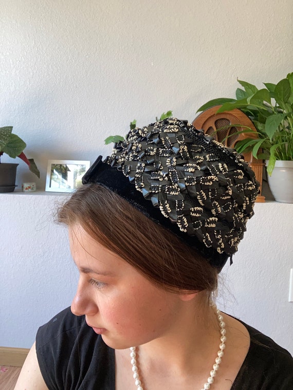 Braided 1960s Formal Hat - image 2