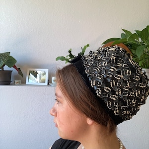 Braided 1960s Formal Hat