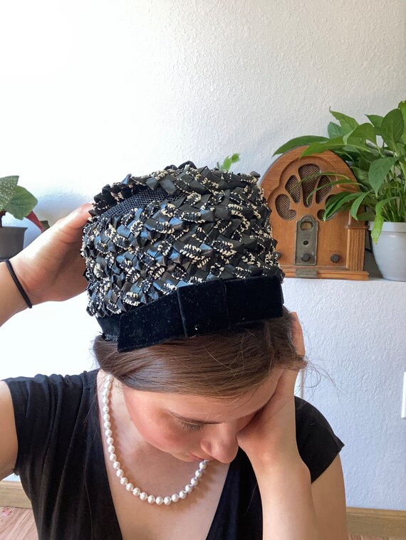 Braided 1960s Formal Hat - image 7