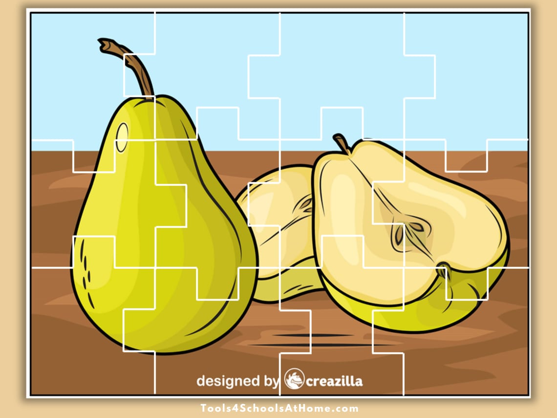 12 Printable Fruit Jigsaw Puzzles & Miniature Storage Boxes - Etsy