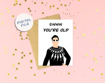 Digital DAVID ROSE Birthday Card Schitts Creek