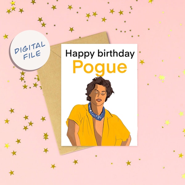 Digital Outer Banks / John B / Pogues / Kooks / Netflix Card / Woogity Woogity / Chase Stokes Birthday Card