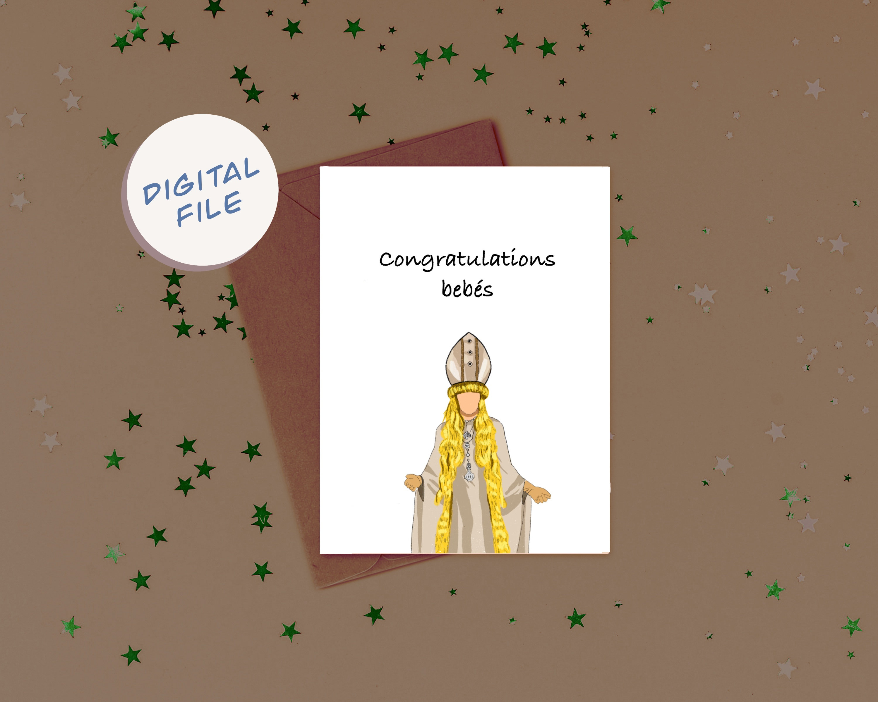 Digital SCHITTS CREEK  WEDDING Card  Moira Rose