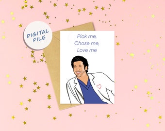 Cyfrowy prezent walentynkowy GREYS ANATOMY MCDREAMY Karta