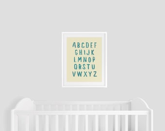 ABC's Printable Wall Art- DIGITAL DOWNLOAD