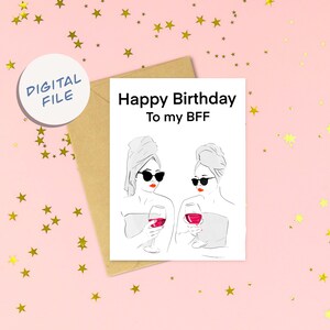 Digitale BFF Verjaardagskaart