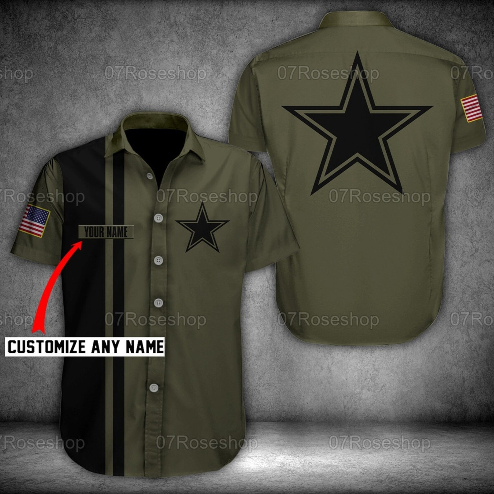 dallas cowboys army shirt