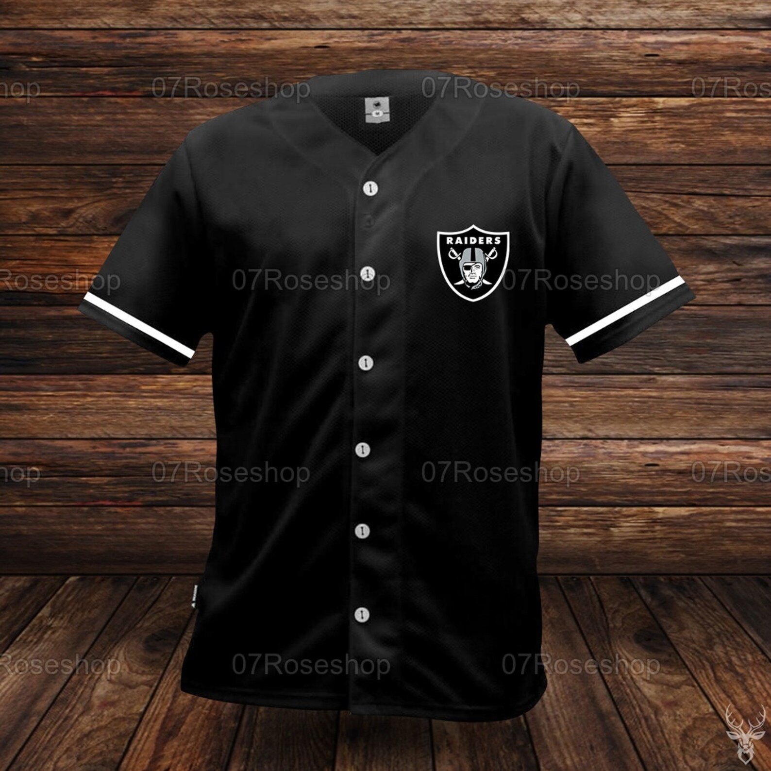 Oakland Raiders NFL Baseball Jersey Raiders Basic Jersey | Etsy