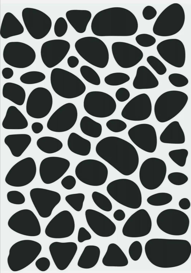 X 1000 Dalmatian Spots Vinyl Wall Decal Sticker Polka Dot Print Bedroom