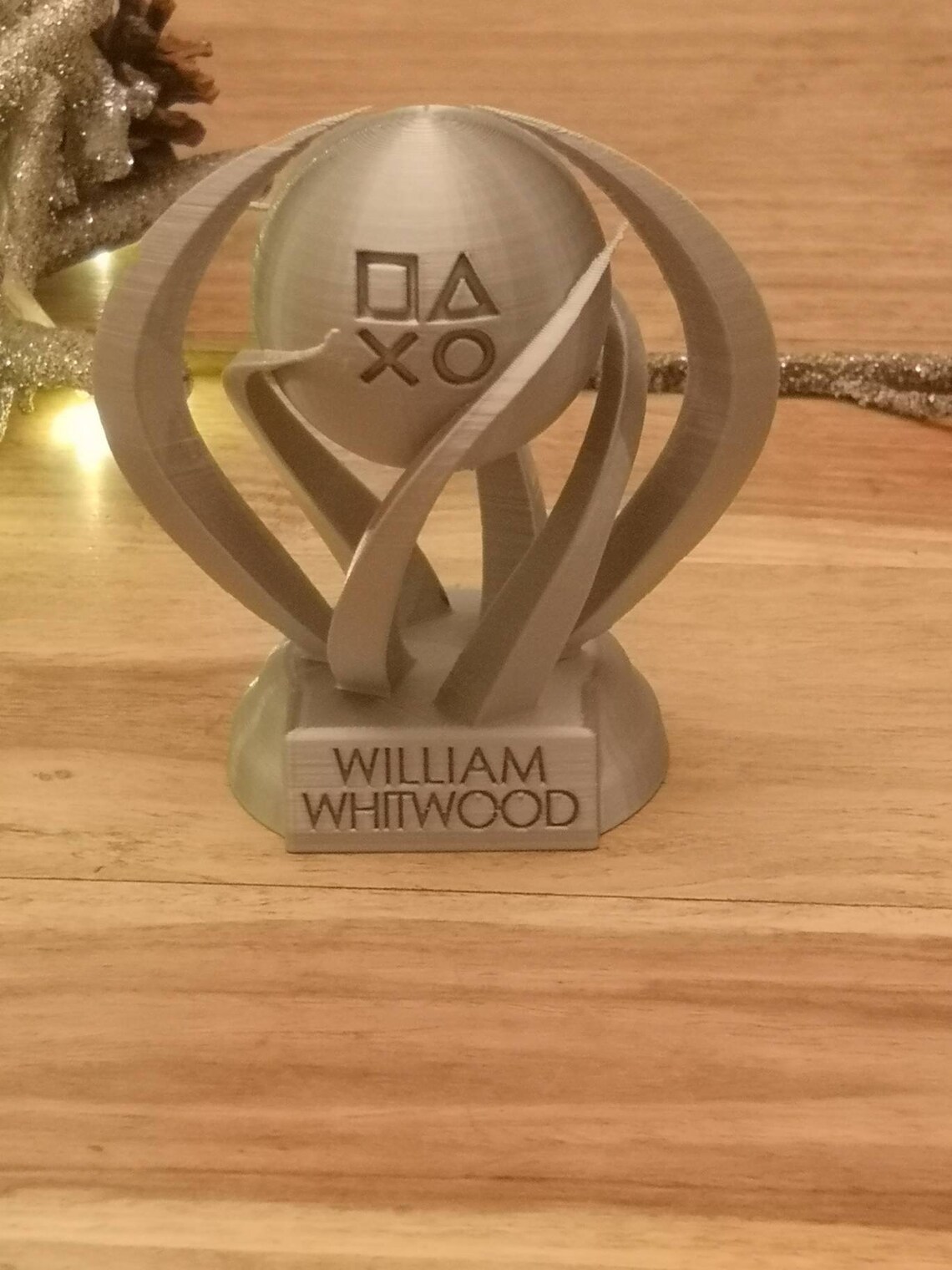 Platinum playstation trophy 3d Print pla in 1 single print 4 | Etsy