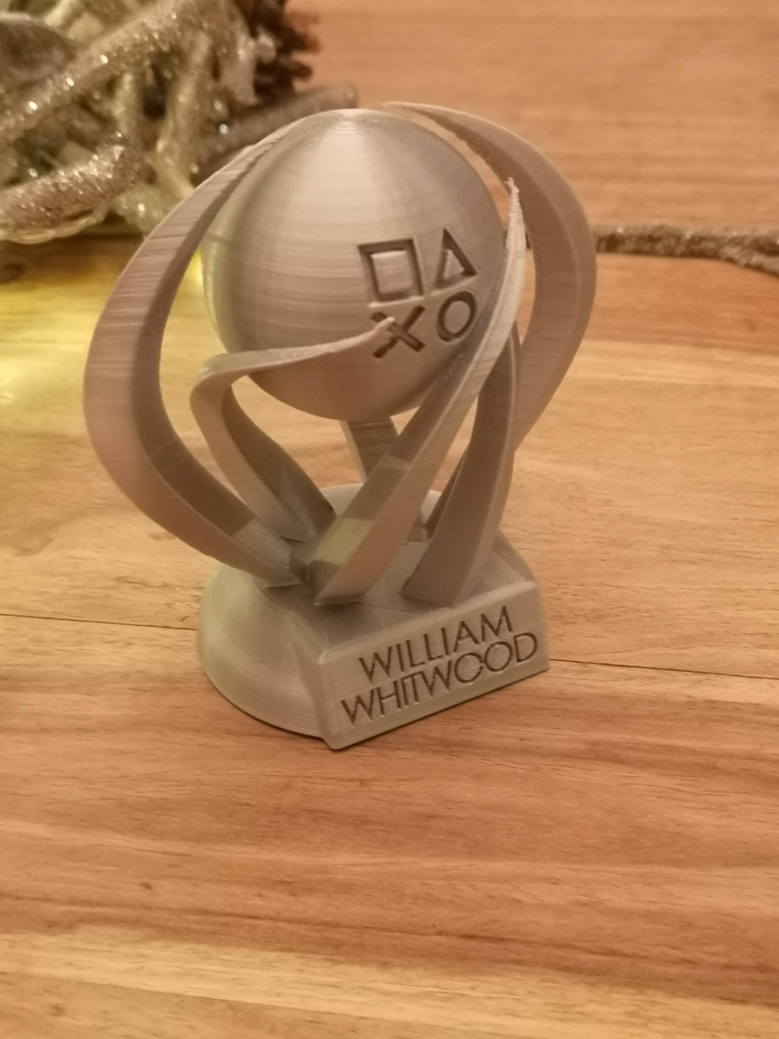 Platinum playstation trophy 3d Print pla in 1 single print 4 | Etsy