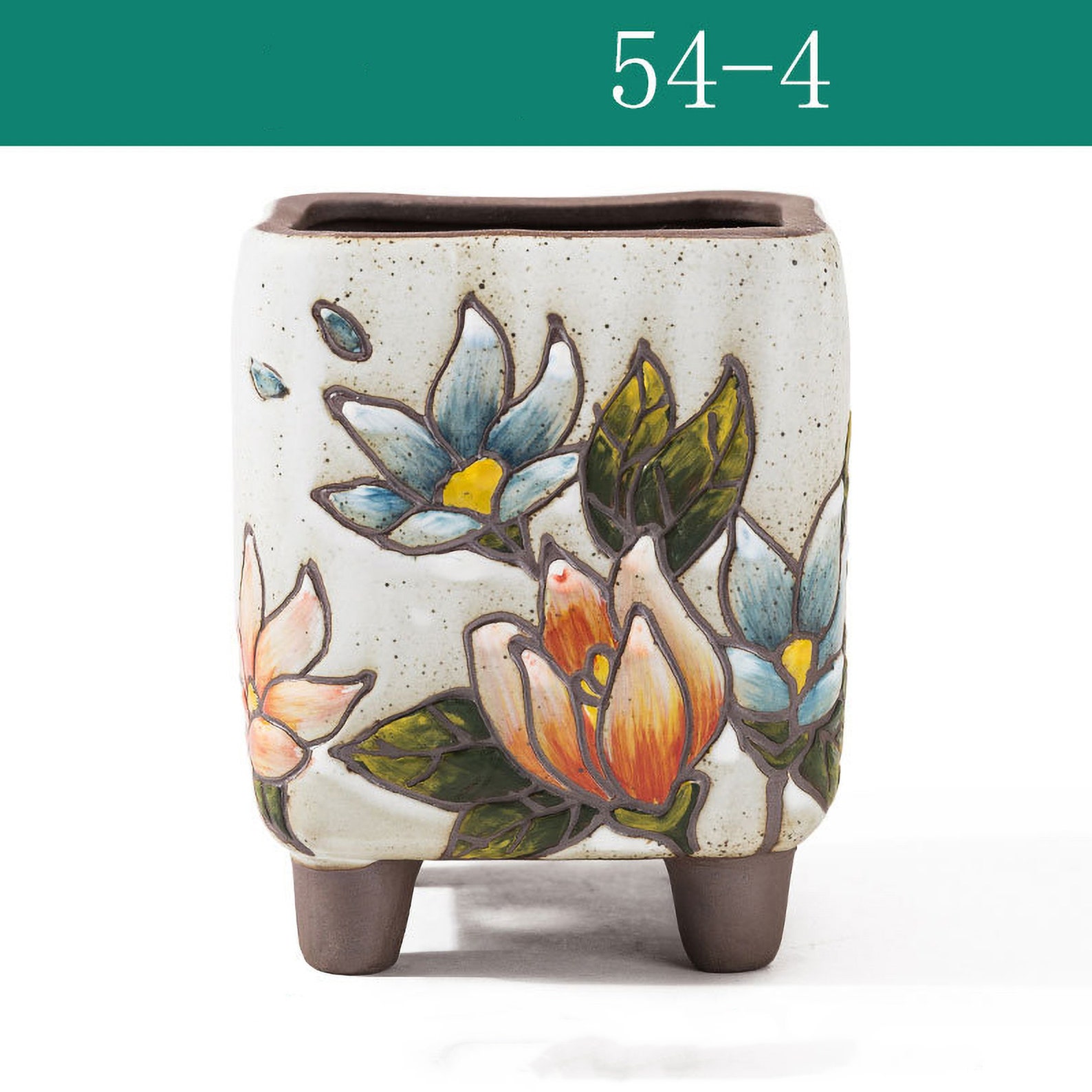 Korean Succulent Pots Ceramic Planter Pot Pot With Drainage Etsy