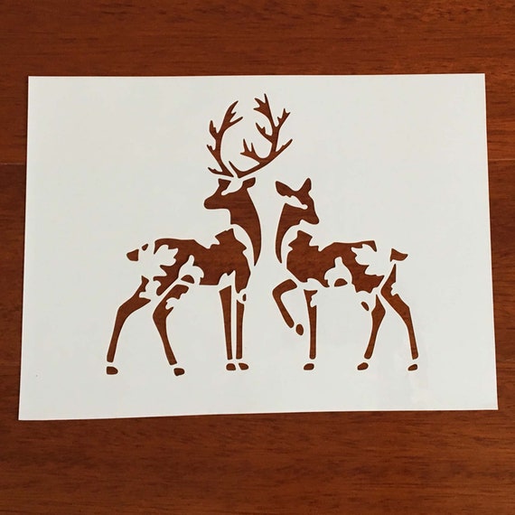 Elk Stencil Reusable Stencils for PaintingElk Animals | Etsy