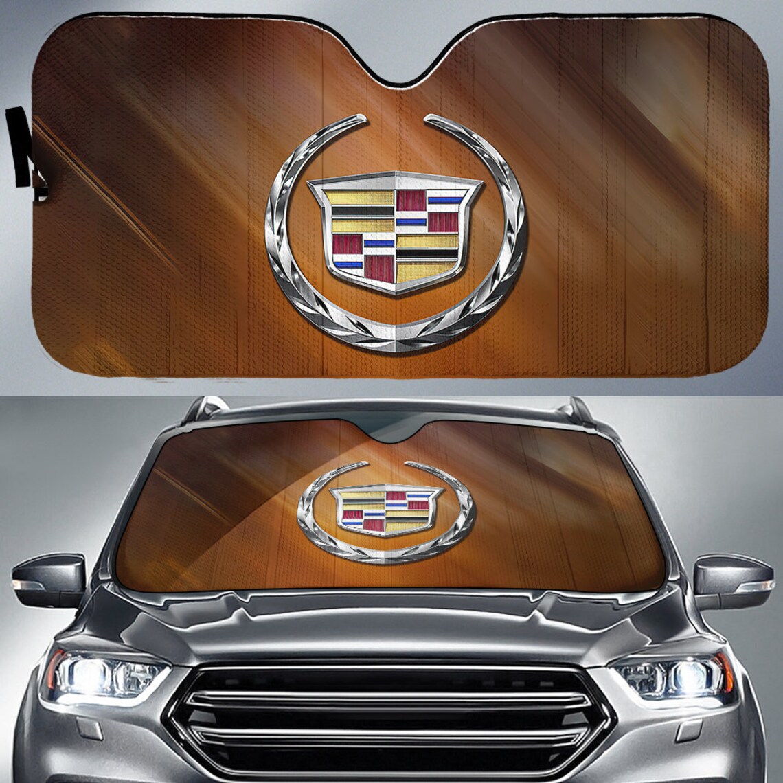 Cadillac Logo Sun Shade Auto Sun Shade Car Sun Shade Car Etsy