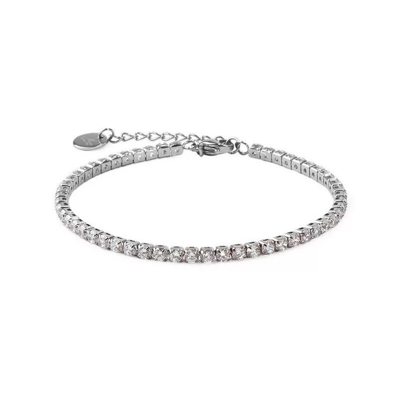 925 Sterling Silver Tennis Bracelet 2MM CZ Diamond 925 Sterling Silver Tennis Bracelet Tennis Chain Bracelet Diamond Chain