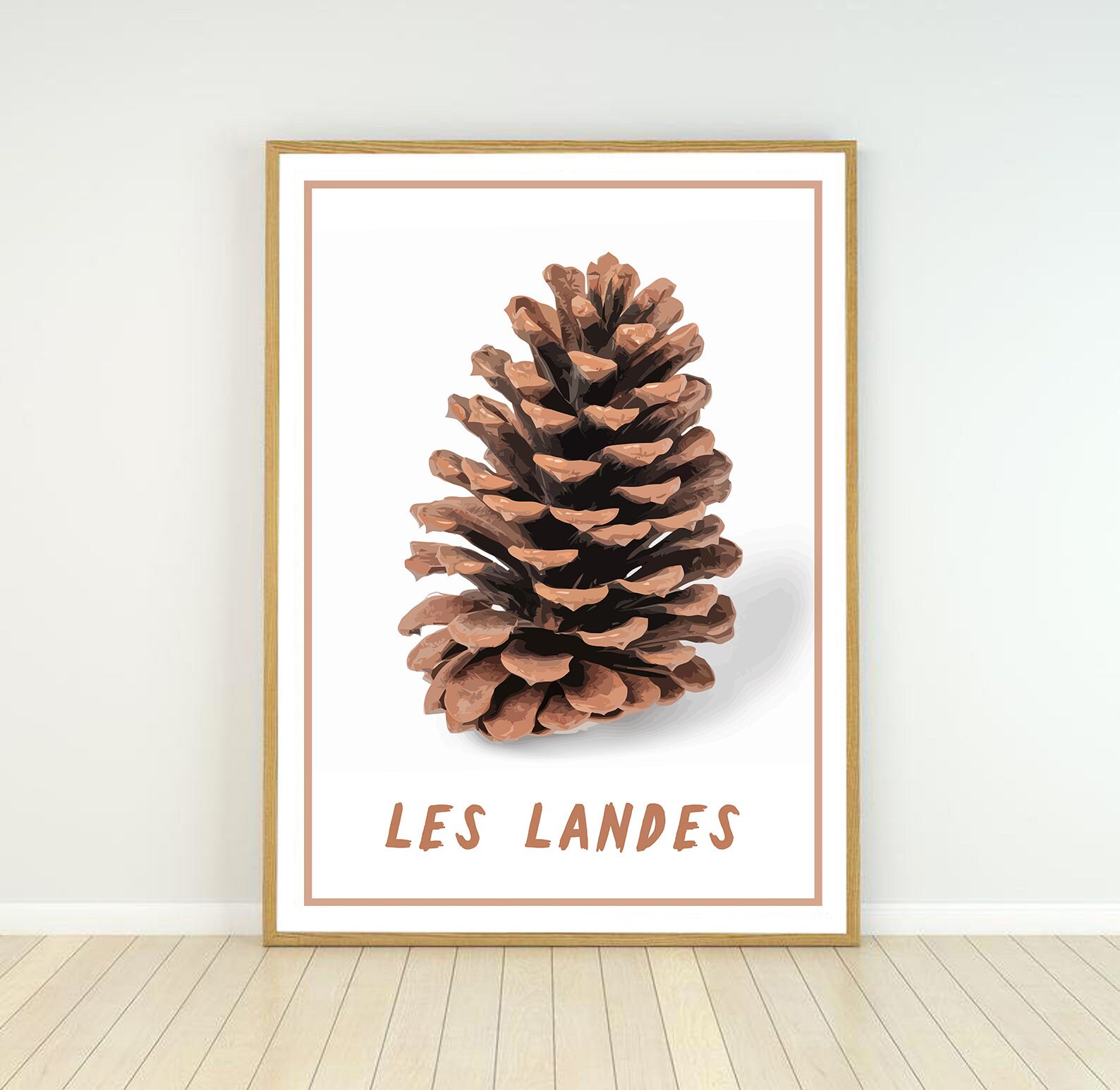 Affiche Landes - Pigne de Pin