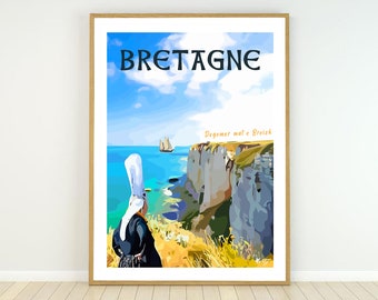 Poster Brittany - Degemer mat e Breizh