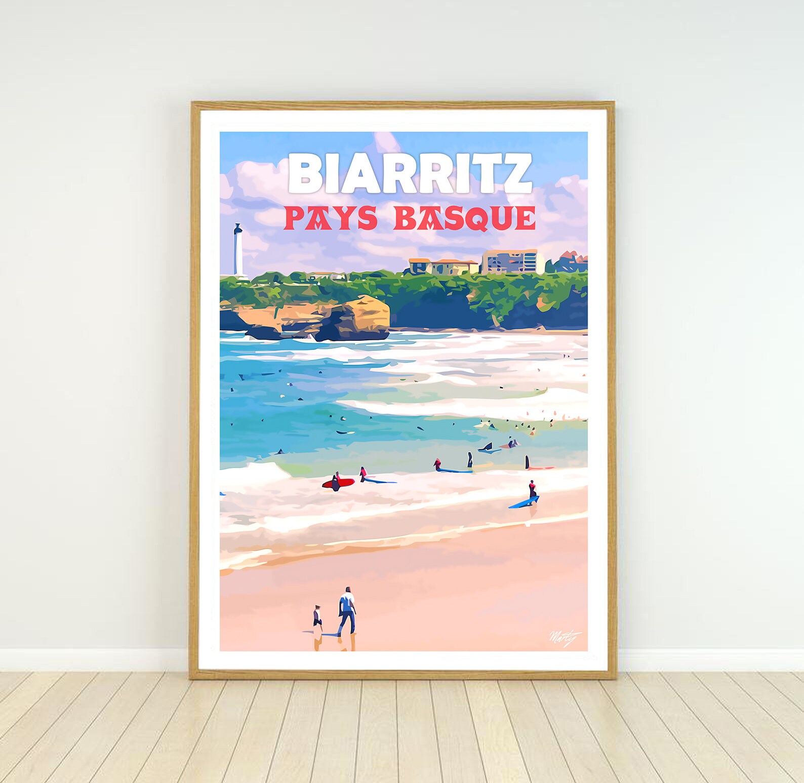Affiche Biarritz - Pays Basque