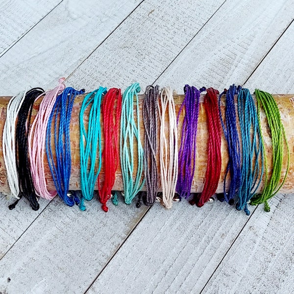 THREAD BRACELET, Braided Bracelet, String Bracelet, Pura Vida Style Bracelet, Waterproof Bracelet, Adjustable Bracelet, Surf Bracelet