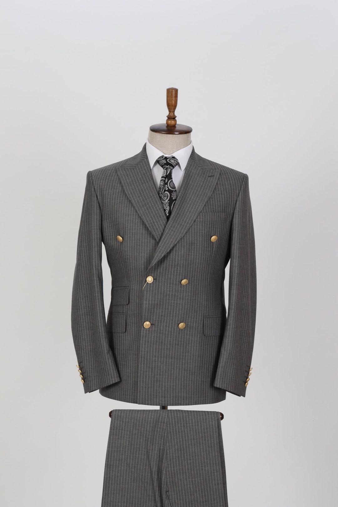 スーツ RING JACKET double suit set up gray 46 PRODUCT ANDREA SEOUL H GRADE MADE BY RING JACKET MID GREY
