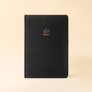 Weekly Planner Productivity, Undated Black