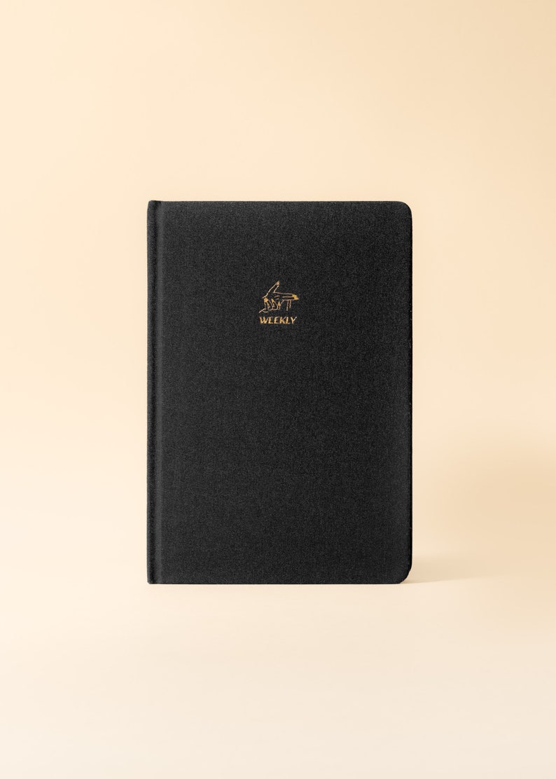 Weekly Planner Productivity, Undated Black