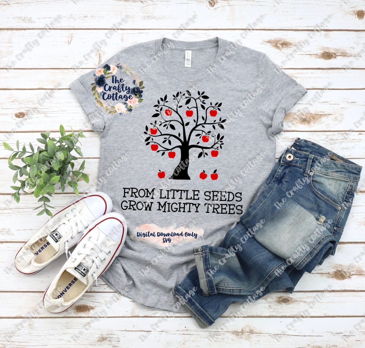 PNG From Little Seeds Grow Mighty Trees cabin cabin decor digital download cabin sign | tree svg dxf SVG JPG pine trees