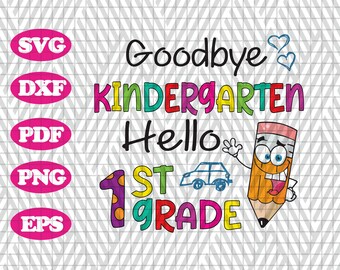 Bye Kindergarten Svg Etsy