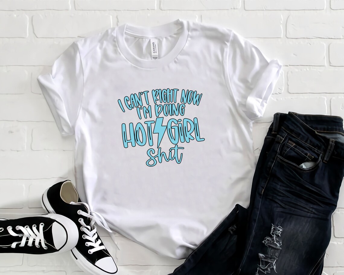 I Can't Talk Right Now I'm Doing Hot Girl Shit Svg | Etsy