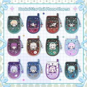 Honkai Star Rail Charms | HSR 2.5 inch Acrylic Keychains - Holographic