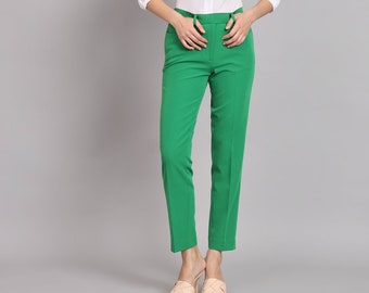 Women Original Mid-Rise Easy Wash Trousers