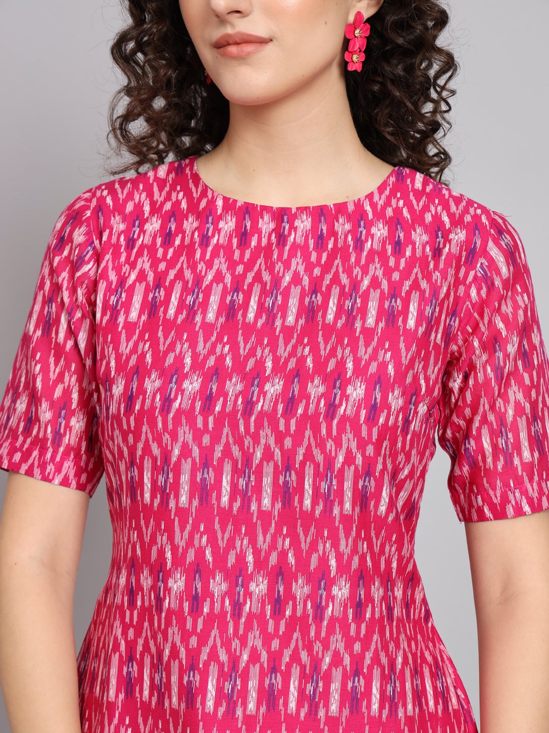 ethnic a line dress A-line Maxi Ethnic Dress With Jacket XL