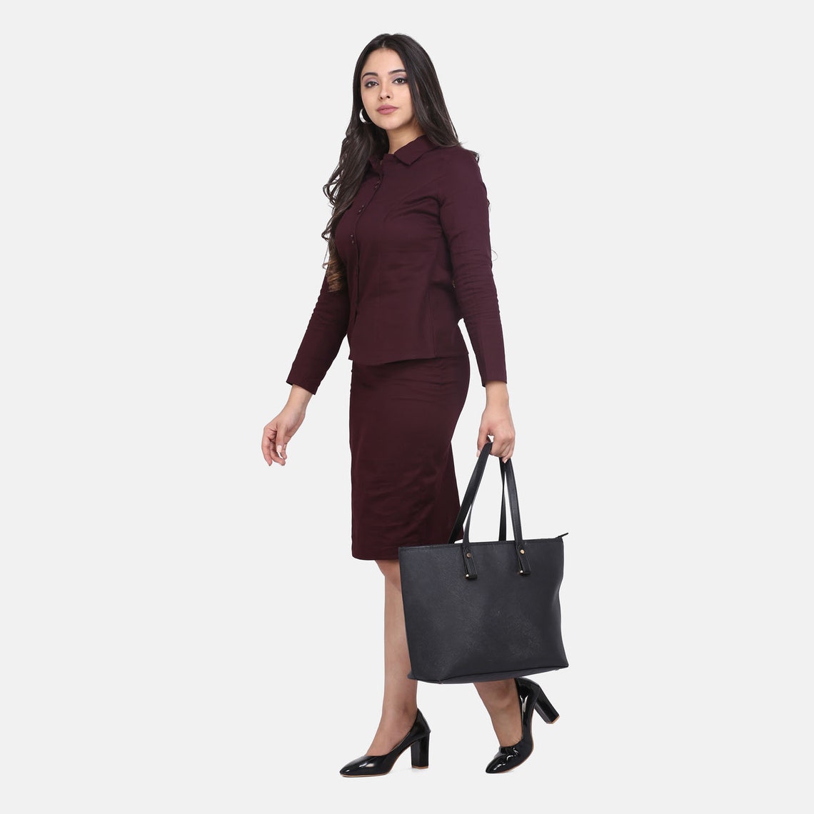 cotton skirt suit design