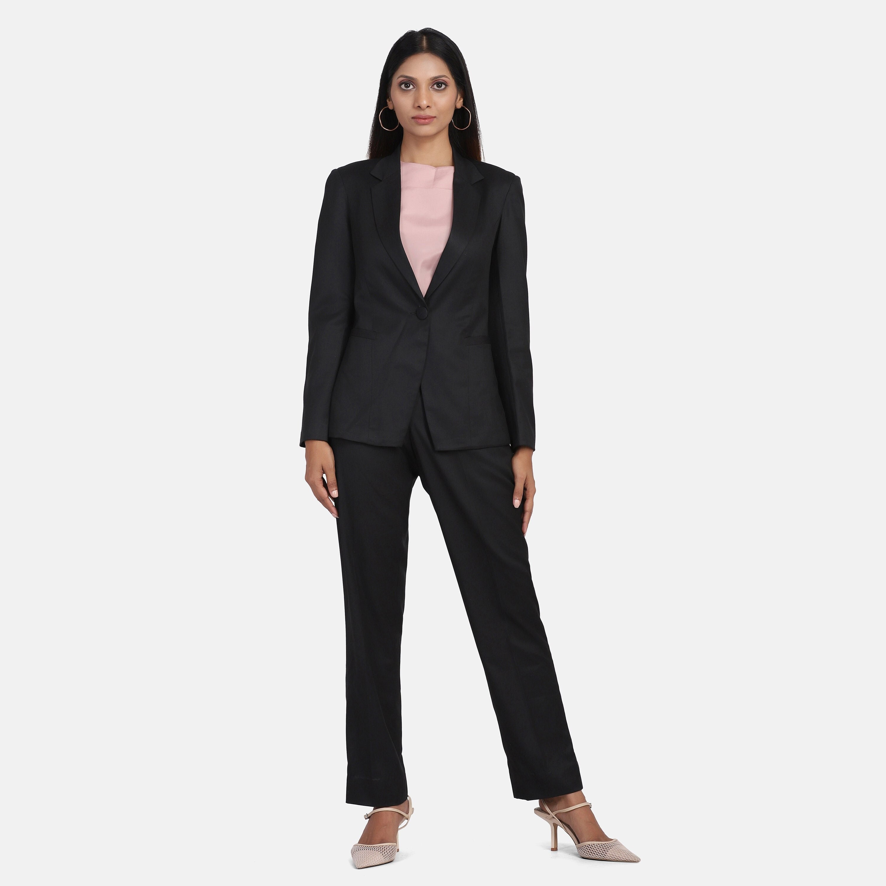 Women's Plus Size Perfect Suit Black Pant