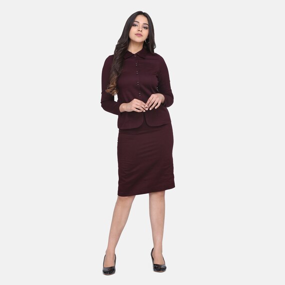 cotton skirt suit design